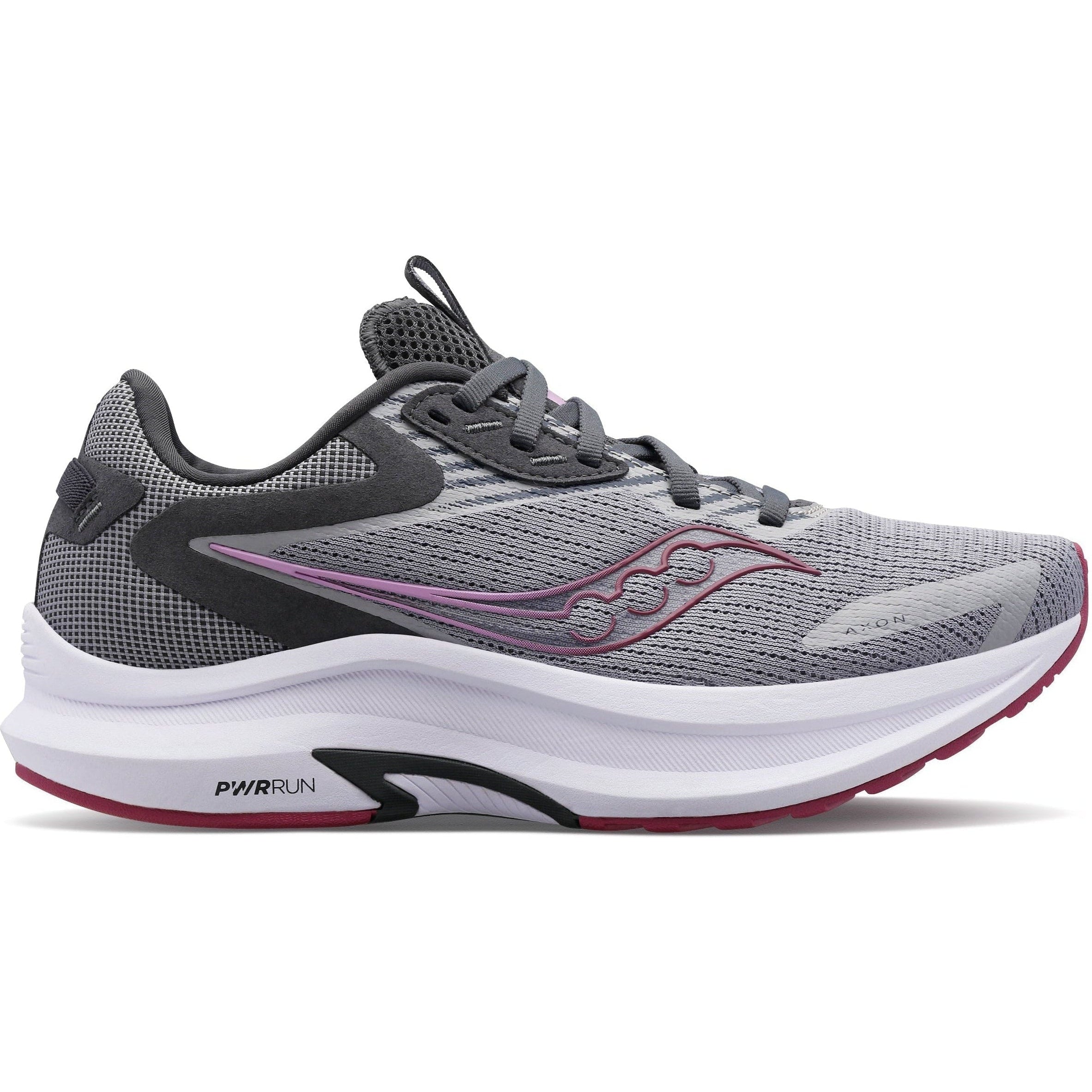 Women's Saucony Axon 2, SHADOW/QUARTZ, 8 B Medium