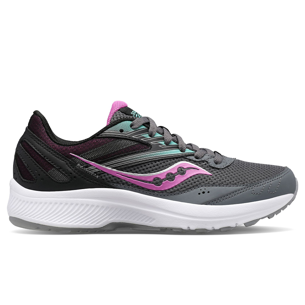 Women's Saucony Cohesion 15, Shadow/Razzle, 9 B Medium