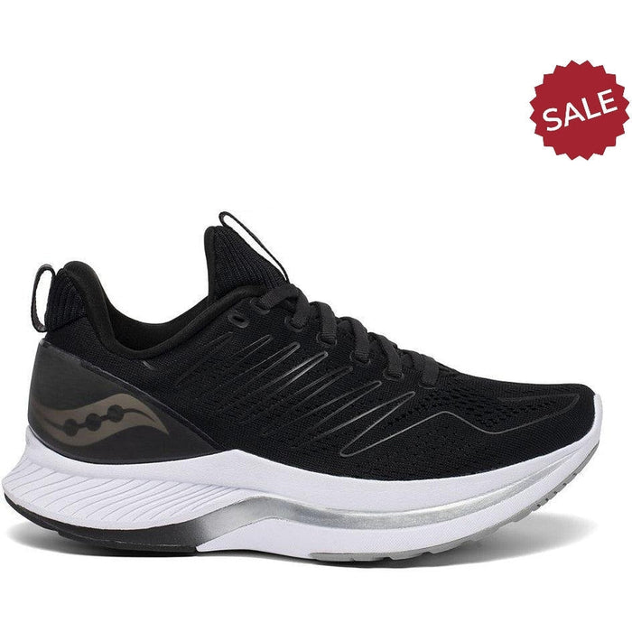 Women's Saucony Endorphin Shift, Black/White, 8 B Medium