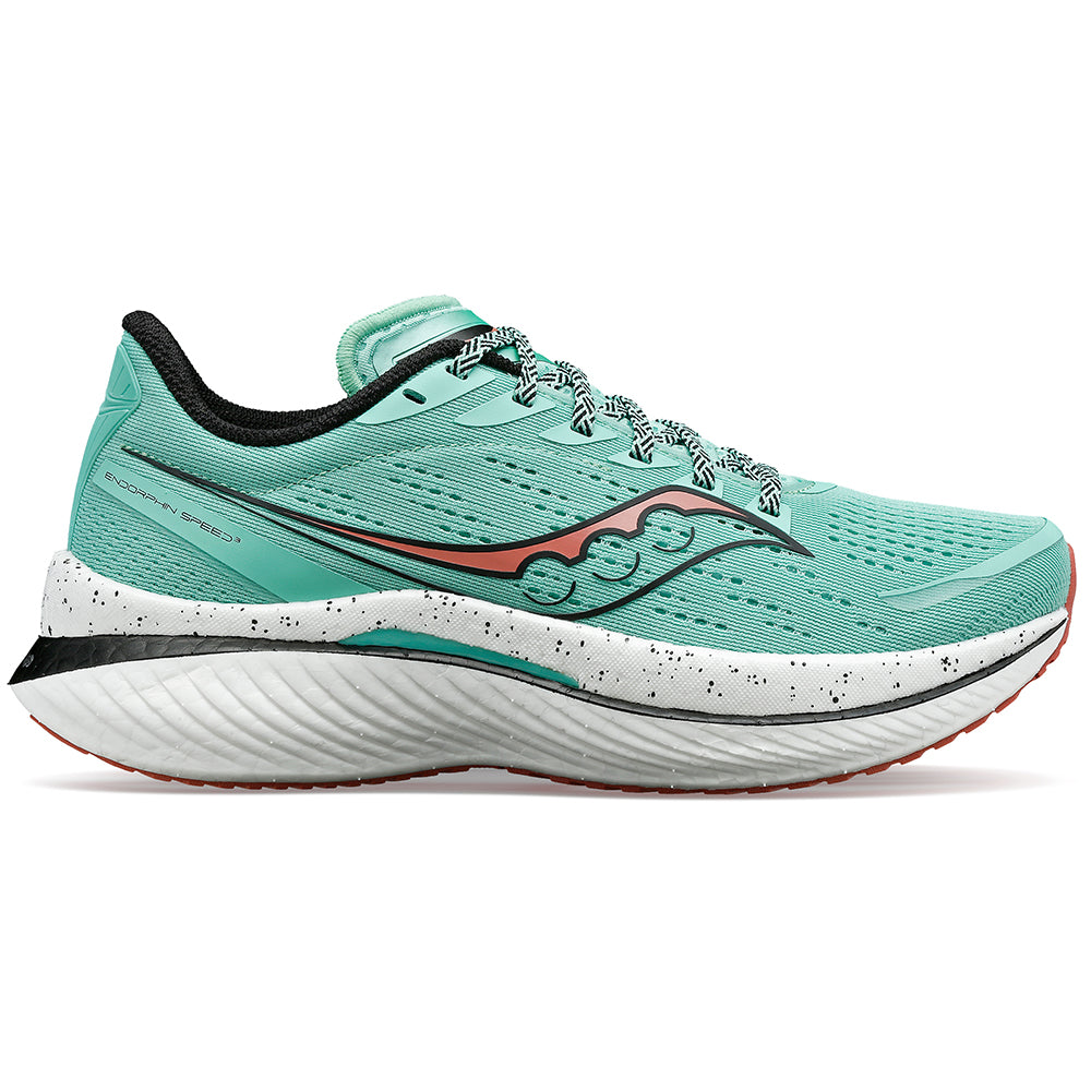 Women's Saucony Endorphin Speed 3, Spring/Black, 9 B Medium