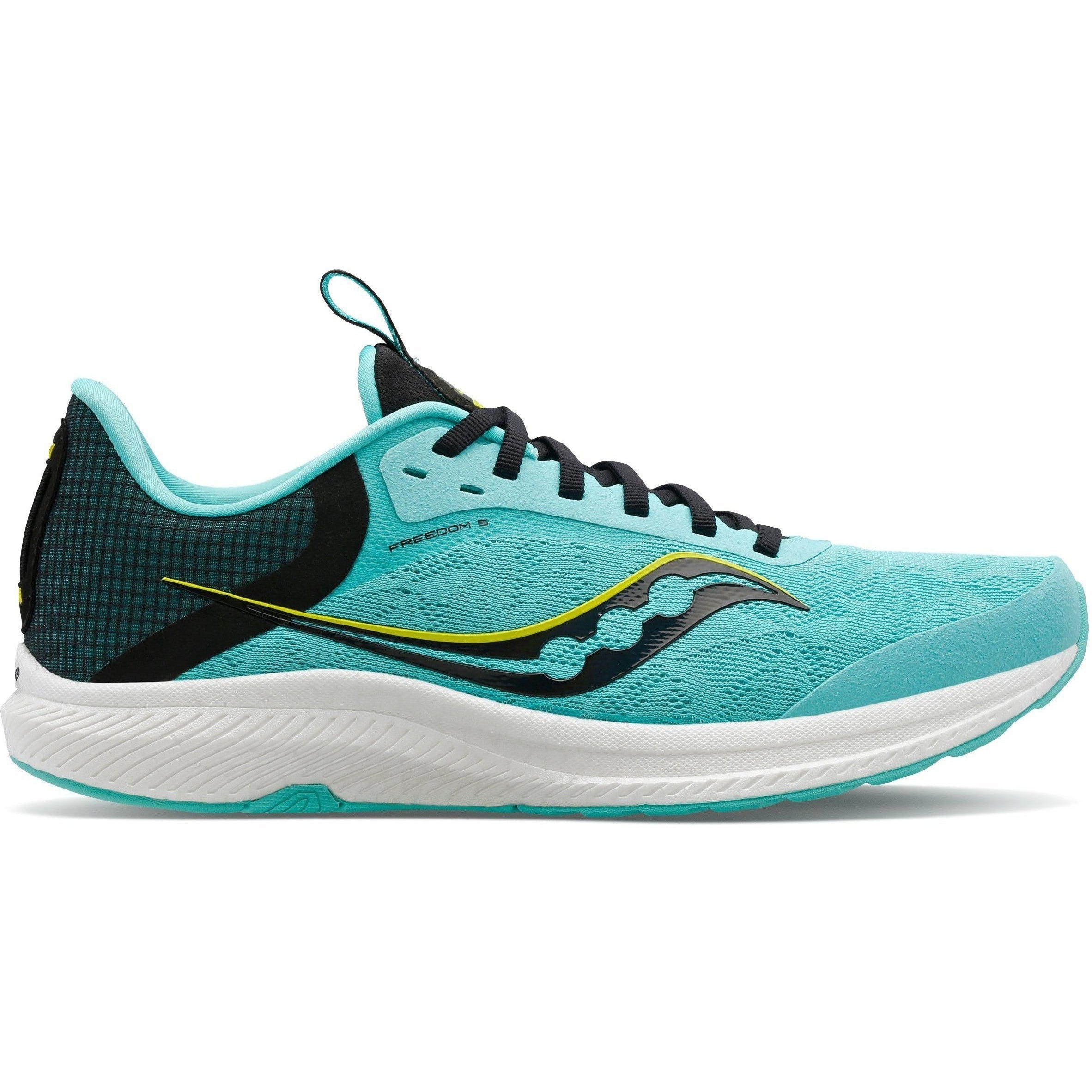 Women's Saucony Freedom 5, COOL MINT/ACID, 8.5 B Medium