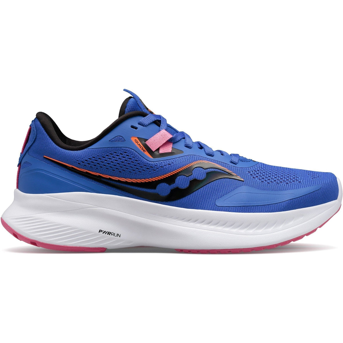 Women's Saucony Guide 15, Blue Raz/Zest, 6 B Medium