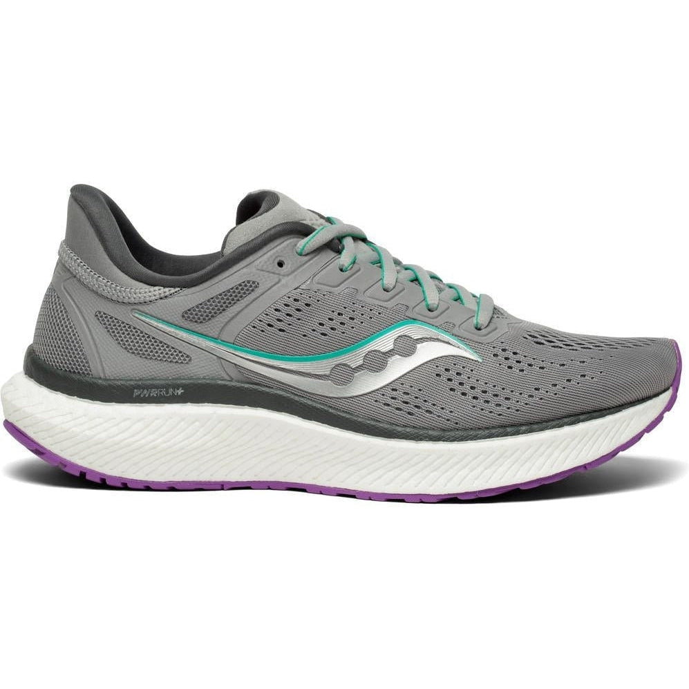 Women's Saucony Hurricane 23, Fog/Ultraviolet, 10 B Medium