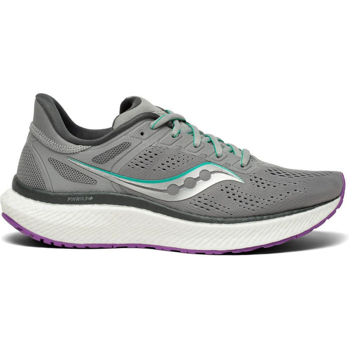 Women's Saucony Hurricane 23, Fog/Ultraviolet, 8.5 B Medium