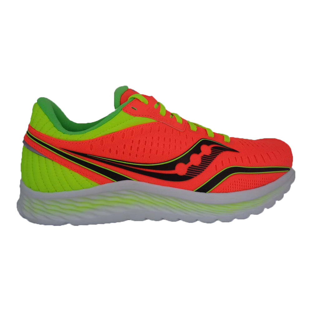 Women's Saucony Kinvara 11, Vizi Red/Citron, 5.5 B Medium