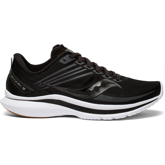 Women's Saucony Kinvara 12, Black/Gum, 11.5 B Medium