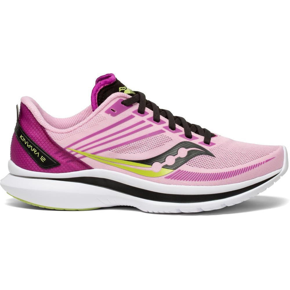 Women's Saucony Kinvara 12, Fairytale/Razzle, 8.5 B Medium