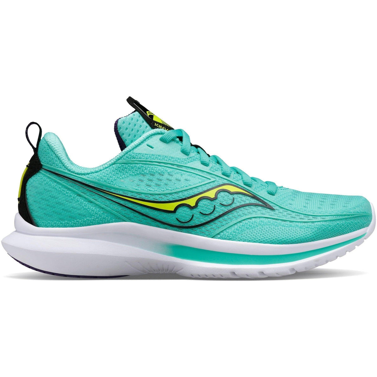 Women's Saucony Kinvara 13, Cool Mint/Acid, 8 B Medium
