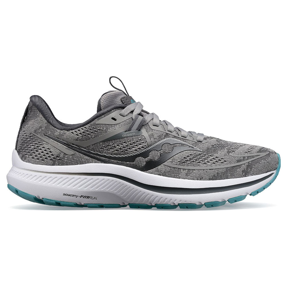 Women's Saucony Omni 21, Alloy/Rainfall, 8.5 D Wide