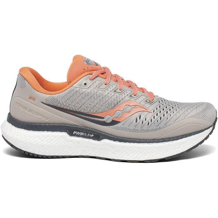 Women's Saucony Triumph 18, Moonrock/Coral, 6 B Medium