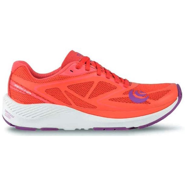 Women's Topo Athletic Zephyr, Salmon/White, 11 B Medium