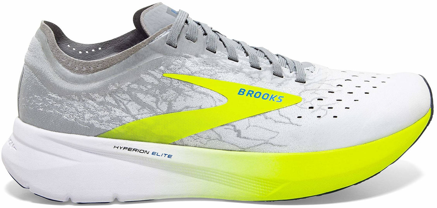 Women's Brooks Hyperion Elite, White/Nightlife/Grey, 9 B Medium