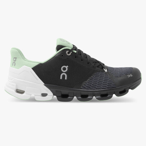Women's On Cloudflyer, Black/White, 10 D Wide