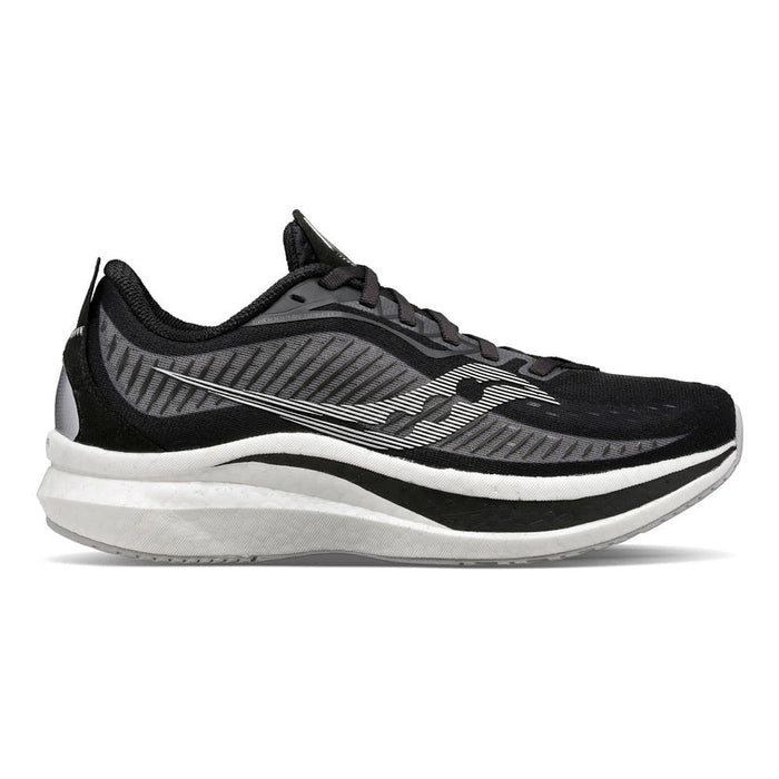 Women's Saucony Endorphin Speed 2, Black/White, 6.5 B Medium