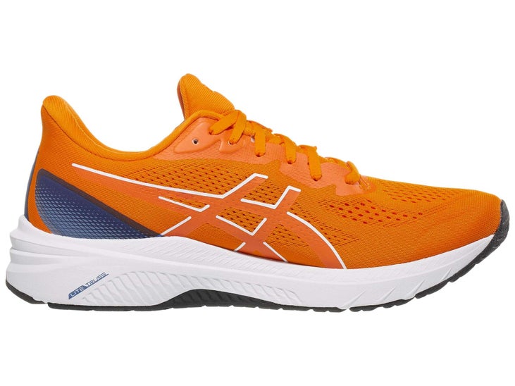 Men's Asics GT-1000 12, Bright Orange/White, 11 D Medium