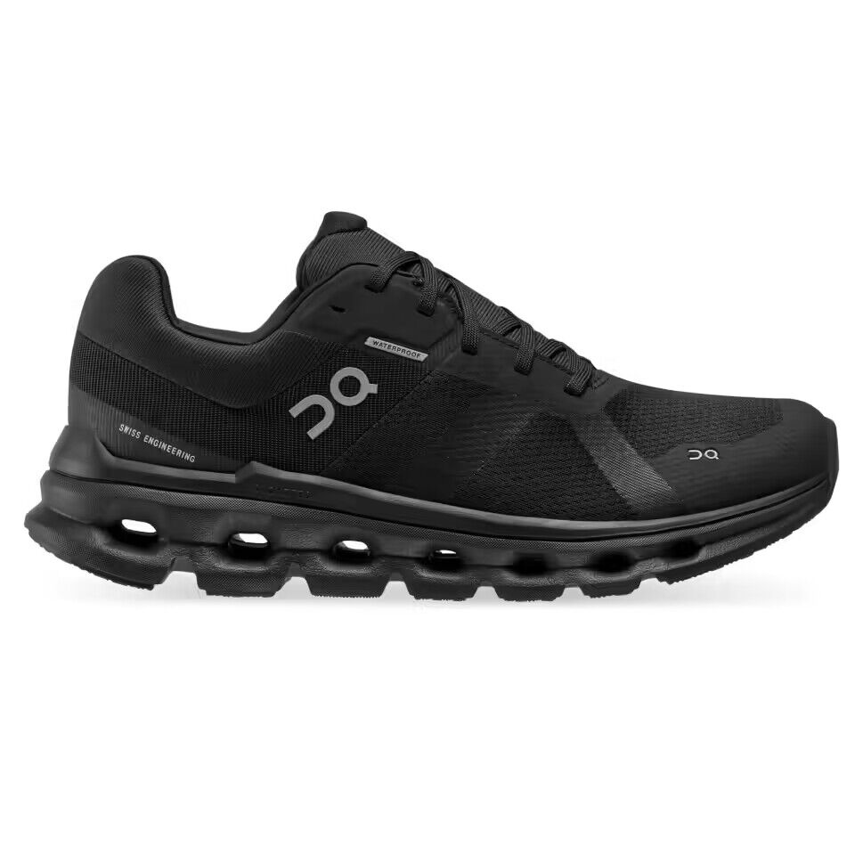 Men's On Cloudrunner Waterproof, Black, 13 D Medium