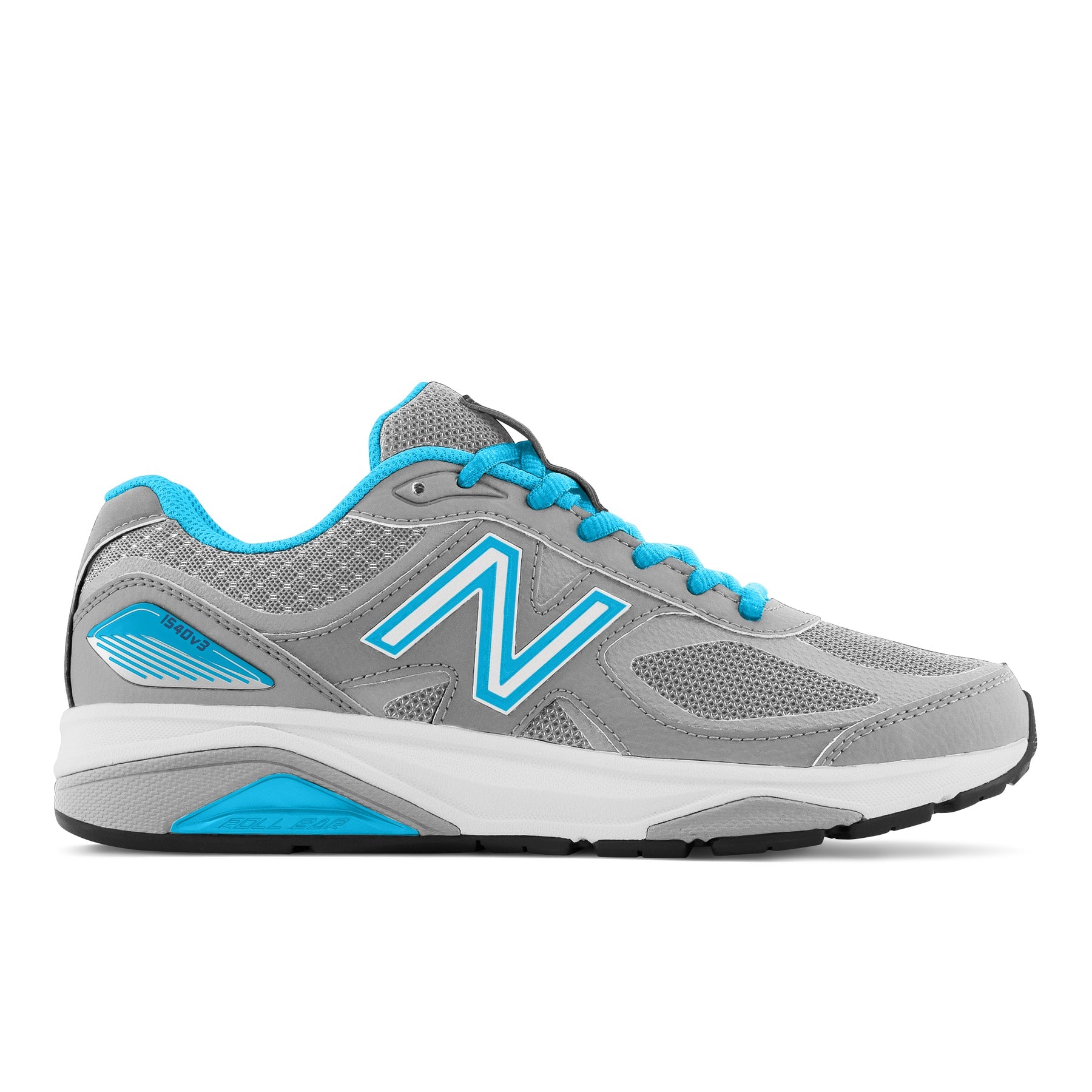 Women's New Balance 1540 V3, Silver/Polaris, 10.5 2E Extra Wide