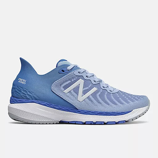 Women's New Balance Fresh Foam 860 v11, Frost Blue/Faded Cobalt, 7.5 B Medium