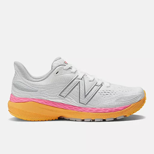 Women's New Balance Fresh Foam X 860v12, White, 8 B Medium