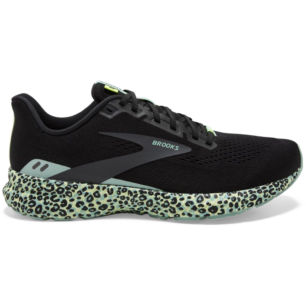 Women's Brooks Launch 8, Black/Ebony/Ocean, 12 B Medium